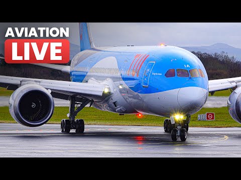 🔴 Manchester Airport LIVE ✈️