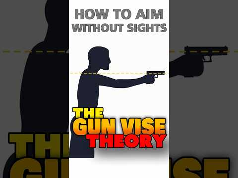 Aim Without Sights - The Gun Vise Theory! #firearmstraining #shootingskills #handguntraining