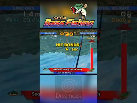 Retro Sega Dreamcast Gaming #41 Getbass: Sega Bass Fishing #gaming #retrogaming #sega #indiegame