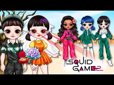 SQUID GAME 2: Can Elsa, Wednesday & Ladybug Win the $3,000,000 Challenge? 🦑💥