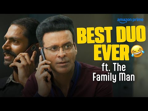 Manoj Bajpayee and Sharib Hashmi Being Best Duo 🫂 | The Family Man | Web Series | Prime Video India