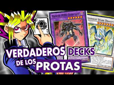 Los VERDADEROS Decks de los Protas | | YuGiOh Manga