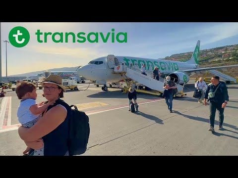 🇫🇷 Paris to Madeira FNC 🇵🇹  Transavia Boeing 737 [FLIGHT REPORT] Cristiano Ronaldo Airport