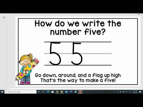 How To Write The Number 5