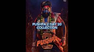 PUSHPA 2 DAY 20 TOTAL WORLDWIDE COLLECTION #shorts #viralshort  #pushpa2collection #alluarjun #viral