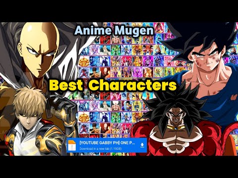 Update!! One Punch Man VS Dragon Ball Mugen Watch Mode Best Characters Android