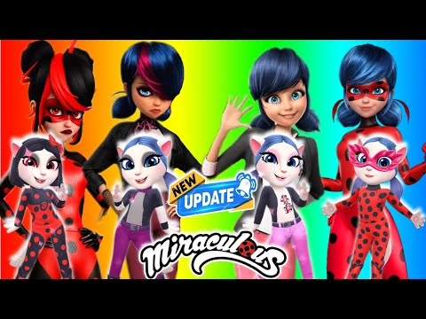 My Talking Angela 2 || MIRACULOUS LADYBUG 🐞 | Marinette All Characters || Cosplay