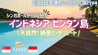 【子連れシンガポール🦁4】ビンタン島へLet's Go!🚢 シンガポールから60分！インドネシアの大自然に囲まれた絶景リゾート🏝️｜2023 Oct. Singapore Vlog vol.4