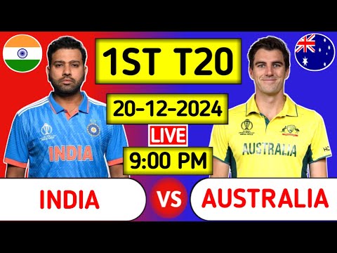 India Vs Australia 1st T20 Live Score