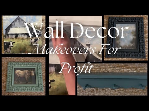 Transforming Junk into High-End Wall Decor for Profit- Restocking My Vintage Booths 2025