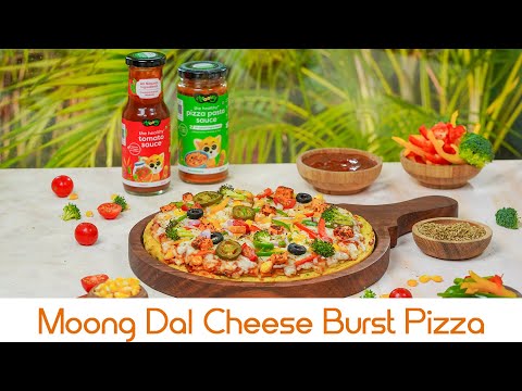 Moong Dal Cheese Burst Pizza | मूंग दाल चीज़ बर्स्ट पिज़्ज़ा