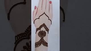 easy and simple mehndi design#mehndidesigns #trending #viral #short #simamehndidairy #ytshort ❤❤