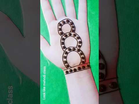 New simple fronthand mehndi design | easy mehandi #shorts #short #mehndi #mehandi #mehndidesigns