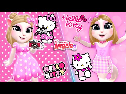 My Talking Angela’m 2 || 💟 Hello Kitty 💗 | New Update || Cosplay 🌈 💋