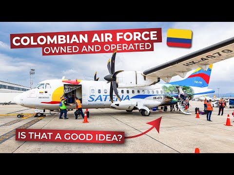 Colombia's odd little Regional Airline: SATENA ATR 42-500 Medellín Olaya Herrera to Bogotá