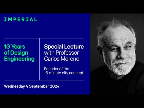 10 Years of Design Engineering: Special lecture with Professor Carlos Moreno