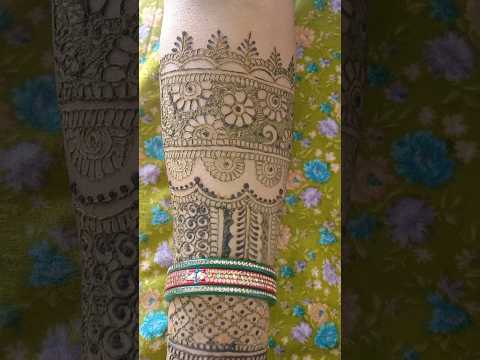 New beautiful 3D bridal mehndi design#Royal wedding special gorgeous heavy dulhan mehndi design#😱😍