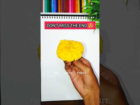 Unique painting with flower 🌼🤗 || ganesh ji painting 🥰✨ || #shorts #viral