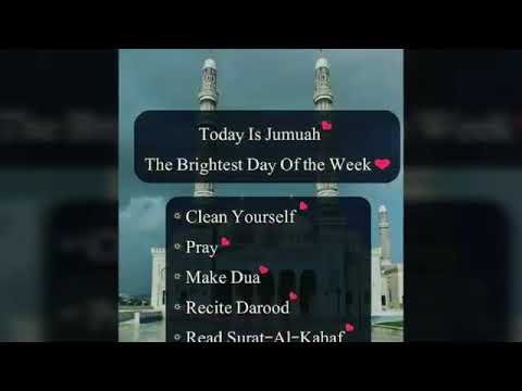 Jumma Mubarak Whatsapp Status||Happy Friday Status