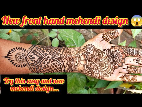 New front hand mehendi design//#mehndidesigns  #newmehandidesigns #latestmehendi #henna #trending