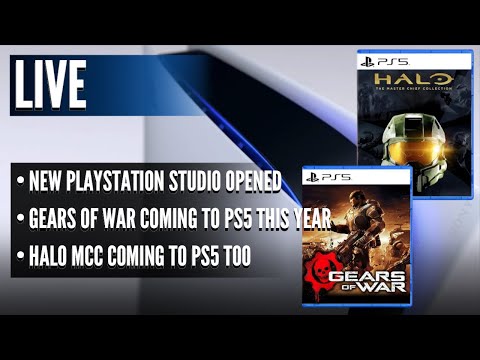 New PlayStation Studio Opened | Gear of War Coming to PS5 This Year | Halo MCC Coming to PS5 Too