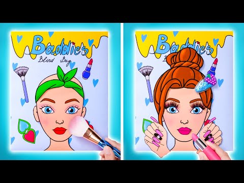 Beauty Salon For Paper Dolls! Easy Paper Crafts