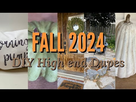 MUST TRY Fall High end Dupes | Pottery Barn, Kirklands, Crate and Barell | Fall Decor Ideas