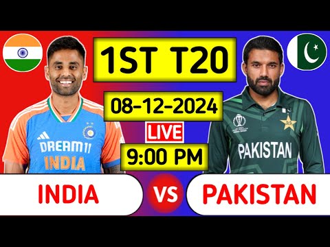 India Vs Pakistan 1st T20 Live Score