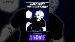 #jjk: JJK CHAPTER 271 SPOILERS #gojo death CONFIRMED | #anime #animeshorts #sukuna #aniimealley