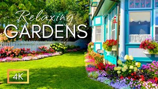 Relaxing Gardens To Inspire Your 2025 Garden Ideas | Peaceful Garden Tour | Mackinac Island Ambience