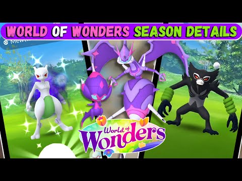 ALL World of Wonders Season Details in Pokémon GO!!