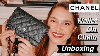 CHANEL WALLET ON CHAIN UNBOXING 2020