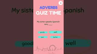 Another ADVERBS test! Can you get it right??  #englishlearning #englishtest #englishquiz  #engquiz