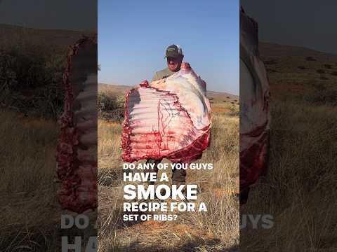 Now This is a BIG SET OF RIBS 😳🤯#meat #bbq #ribs #recipe #outdoors