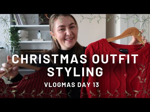 CHRISTMAS OUTFIT STYLING, ASOS HAUL AND CHRISTMAS DECOR TOUR - VLOGMAS DAY 13 | PetiteElliee