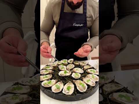 Cocktail Canapé #oysters  #finedining #canapes