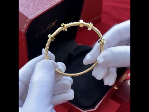 Unboxing Video | Ecrou de Cartier Bracelet, Yellow Gold