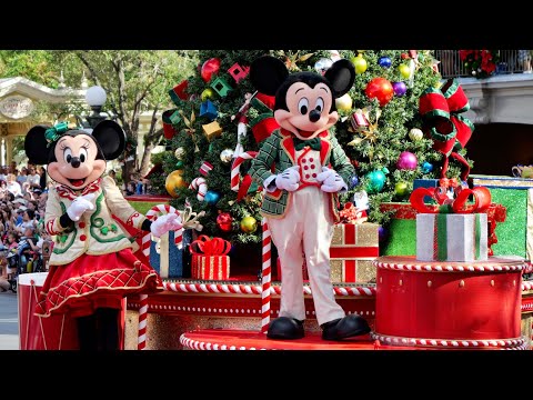 Mickey's Once Upon A Christmastime Parade 2024 Daytime FULL SHOW in 4K | Magic Kingdom Disney World