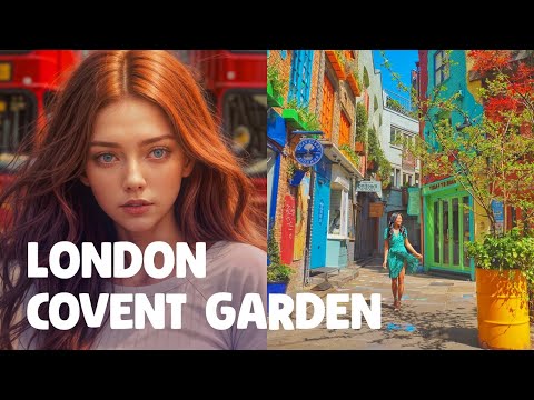 London Walk, COVENT GARDEN,  Leicester Square & Chinatown — Walking Tour 4K 🇬🇧