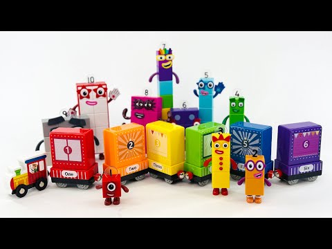 DIY Numberblocks Toy Activity & Train Counting 1-10 Numbers & Colors #counting