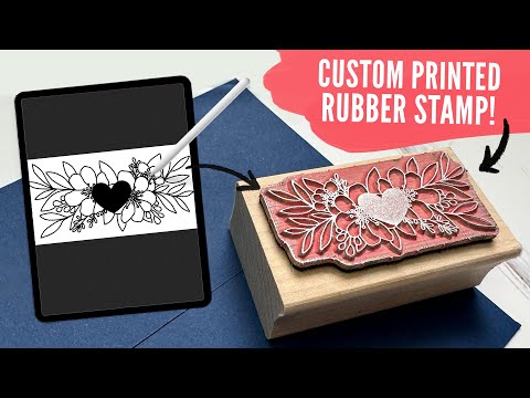 Create Custom Printed Rubber Stamps using Procreate