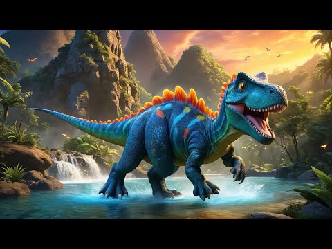 Row Row Your Dinosaur Rhyme Song | Popular Nursery Rhyme | Educational Kids Songs