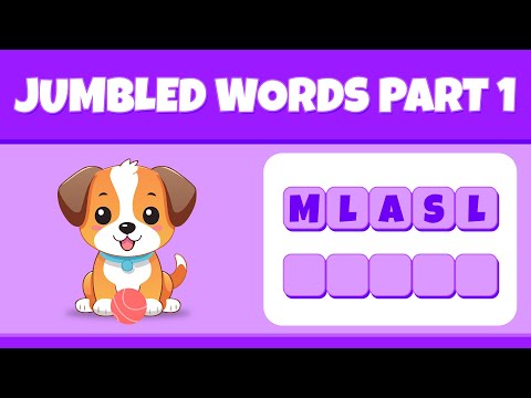 Jumbled Words I Jumbled words game | Game for Kids | Word Challenge I Jumbled words and sentences