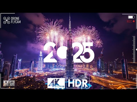 Fireworks in Dubai 2025 | Spectacular 4K Ultra HD Display