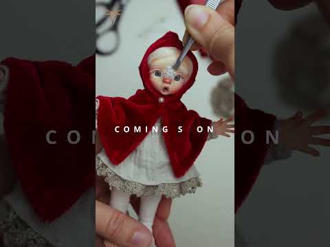 Holly fairy | Handmade art doll process | preview