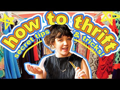 HOW TO THRIFT (from a professional thrifter!) find the BEST STUFF at the thrift store 👀