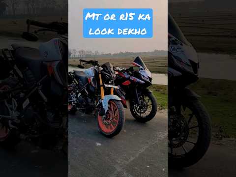 Mt 15 vs R15 #mt15lover #r15 #bikeride #viral