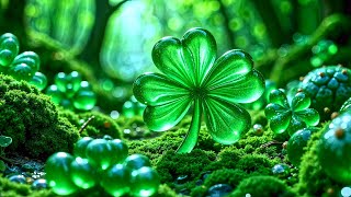 ☘️ Saint Patrick's Day TV SCREENSAVER | Shamrocks 4K Background Video No Sound Copyright Free ☘️