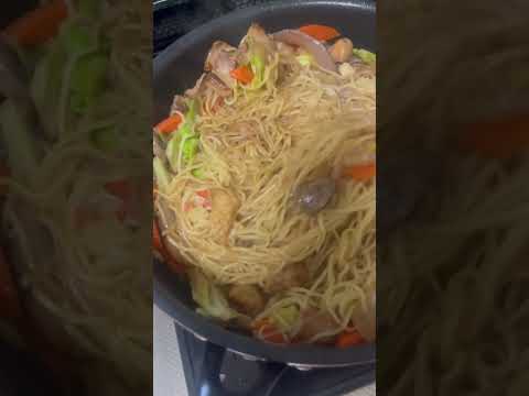 My Pancit Bihon #yakisoba #bihon #yummy #philippinefood #japan