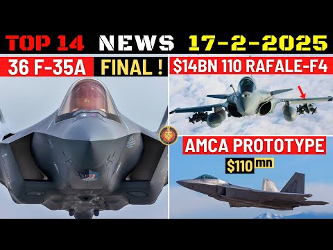 Indian Defence Updates : 36 F-35A Final,110 Rafale F4 MRFA,AMCA Prototype Cost,Rafale JF-17 Exercise